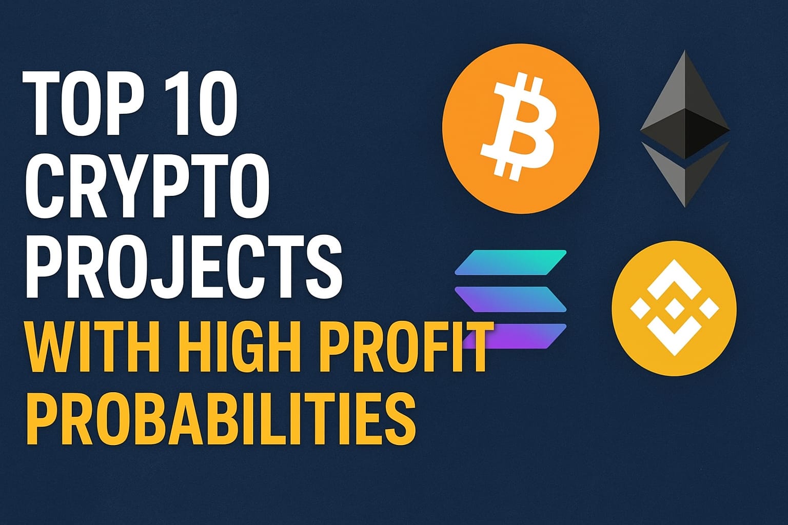 Top 10 Crypto Projects with High Profit Probabilities